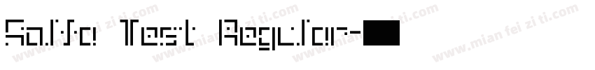 Solfa Test Regular字体转换